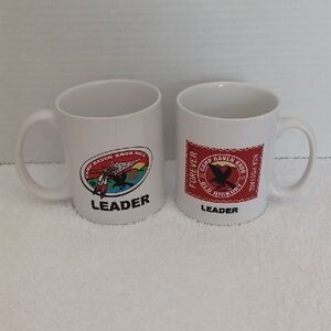 Boy Scouts LEADER Ceramic Mugs (2) from Camp Raven Knob, NC